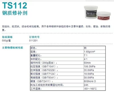TS112 鋼質修補劑